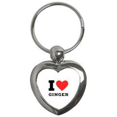 I Love Ginger Key Chain (heart) by ilovewhateva