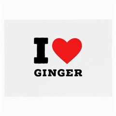 I Love Ginger Large Glasses Cloth by ilovewhateva