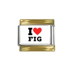 I love fig  Gold Trim Italian Charm (9mm)