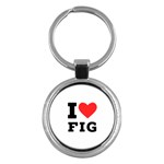 I love fig  Key Chain (Round)