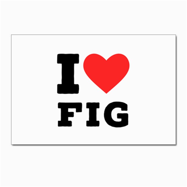 I love fig  Postcard 4 x 6  (Pkg of 10)