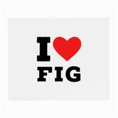 I Love Fig  Small Glasses Cloth by ilovewhateva