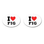I love fig  Cufflinks (Oval)