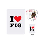 I love fig  Playing Cards Single Design (Mini)