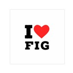 I love fig  Square Satin Scarf (30  x 30 )