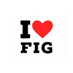 I love fig  Premium Plush Fleece Blanket (Mini)