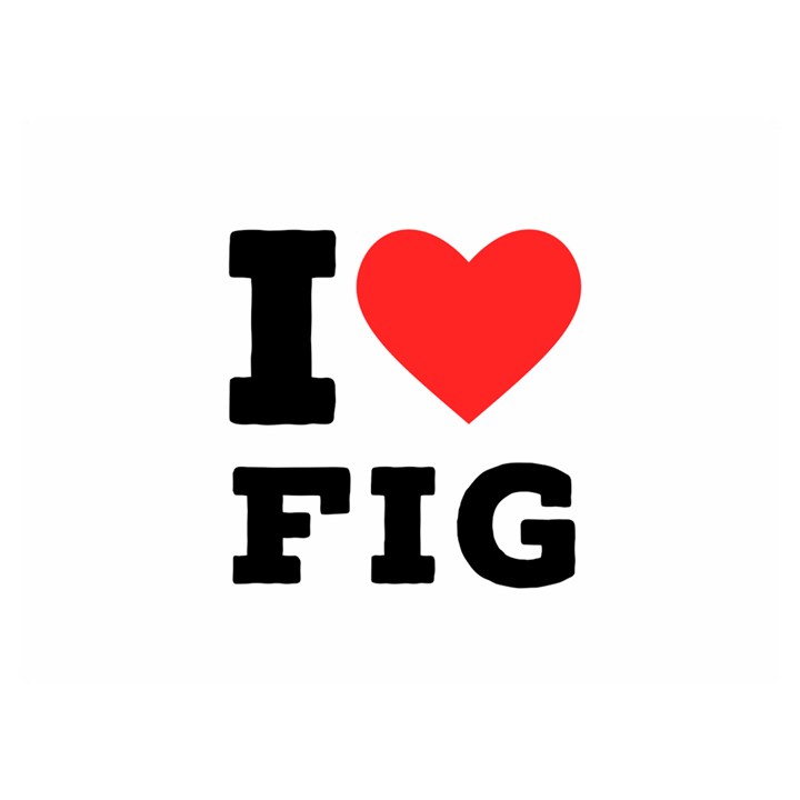 I love fig  Two Sides Premium Plush Fleece Blanket (Extra Small)