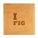 I love fig  Wood Photo Frame Cube