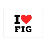 I love fig  Crystal Sticker (A4)
