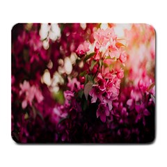 Pink Flower Large Mousepad by artworkshop