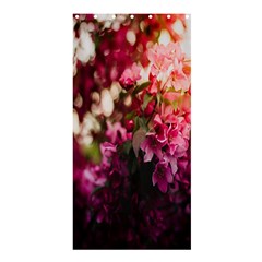 Pink Flower Shower Curtain 36  X 72  (stall) 