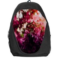 Pink Flower Backpack Bag