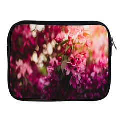 Pink Flower Apple Ipad 2/3/4 Zipper Cases