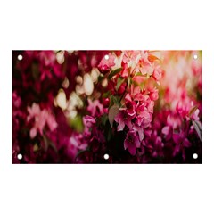 Pink Flower Banner And Sign 5  X 3 