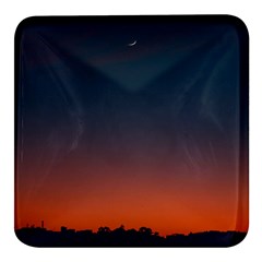 Sky Gradient Square Glass Fridge Magnet (4 Pack)