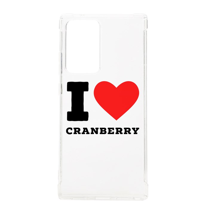 I love cranberry Samsung Galaxy Note 20 Ultra TPU UV Case