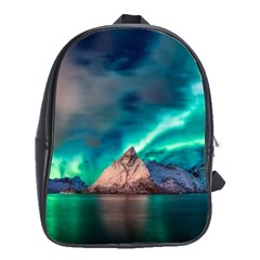 Amazing Aurora Borealis Colors School Bag (large) by B30l