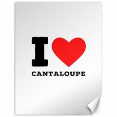 I Love Cantaloupe  Canvas 18  X 24  by ilovewhateva