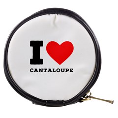 I Love Cantaloupe  Mini Makeup Bag by ilovewhateva
