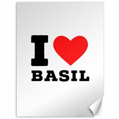 I Love Basil Canvas 36  X 48  by ilovewhateva