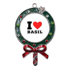 I Love Basil Metal X mas Lollipop With Crystal Ornament by ilovewhateva