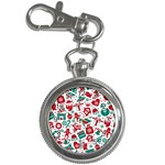 Background Vector Texture Christmas Winter Pattern Seamless Key Chain Watches