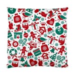 Background Vector Texture Christmas Winter Pattern Seamless Standard Cushion Case (Two Sides)