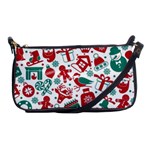 Background Vector Texture Christmas Winter Pattern Seamless Shoulder Clutch Bag