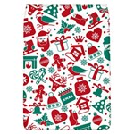 Background Vector Texture Christmas Winter Pattern Seamless Removable Flap Cover (L)