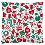 Background Vector Texture Christmas Winter Pattern Seamless Standard Premium Plush Fleece Cushion Case (Two Sides)