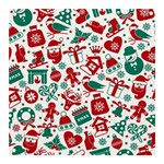 Background Vector Texture Christmas Winter Pattern Seamless Banner and Sign 3  x 3 