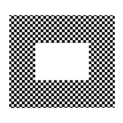 Black And White Checkerboard Background Board Checker White Wall Photo Frame 5  X 7  by Cowasu