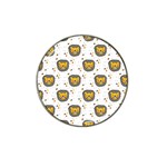 Lion Heads Pattern Design Doodle Hat Clip Ball Marker
