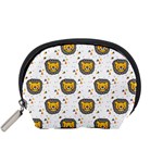Lion Heads Pattern Design Doodle Accessory Pouch (Small)