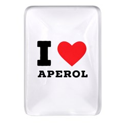 I Love Aperol Rectangular Glass Fridge Magnet (4 Pack) by ilovewhateva