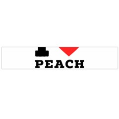 I Love Peach Tea Large Premium Plush Fleece Scarf  by ilovewhateva