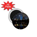 New York Night Central Park Skyscrapers Skyline 1.75  Magnets (10 pack) 