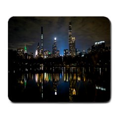 New York Night Central Park Skyscrapers Skyline Large Mousepad by Cowasu