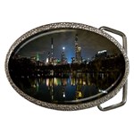 New York Night Central Park Skyscrapers Skyline Belt Buckles