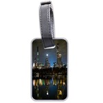 New York Night Central Park Skyscrapers Skyline Luggage Tag (two sides)
