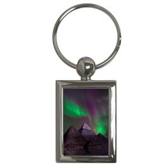 Fantasy Pyramid Mystic Space Aurora Key Chain (rectangle) by Cowasu