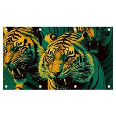 Tiger Banner And Sign 7  X 4 