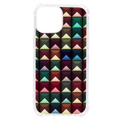 Diamond Geometric Square Design Pattern Iphone 13 Mini Tpu Uv Print Case