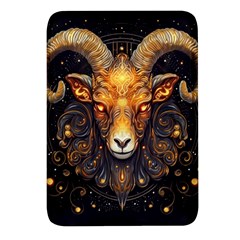 Aries Star Sign Rectangular Glass Fridge Magnet (4 Pack)