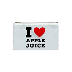I Love Apple Juice Cosmetic Bag (small) by ilovewhateva