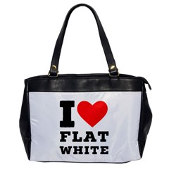 I Love Flat White Oversize Office Handbag by ilovewhateva