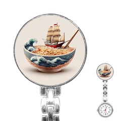 Noodles Pirate Chinese Food Food Stainless Steel Nurses Watch by Ndabl3x