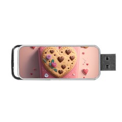 Cookies Valentine Heart Holiday Gift Love Portable Usb Flash (one Side)