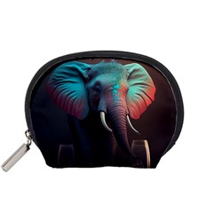 Elephant Tusks Trunk Wildlife Africa Accessory Pouch (small) by Ndabl3x