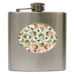 Cupcakes Cake Pie Pattern Hip Flask (6 Oz)